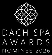 Dach Spa Awards logo with Nominee 2026 text in white on black background