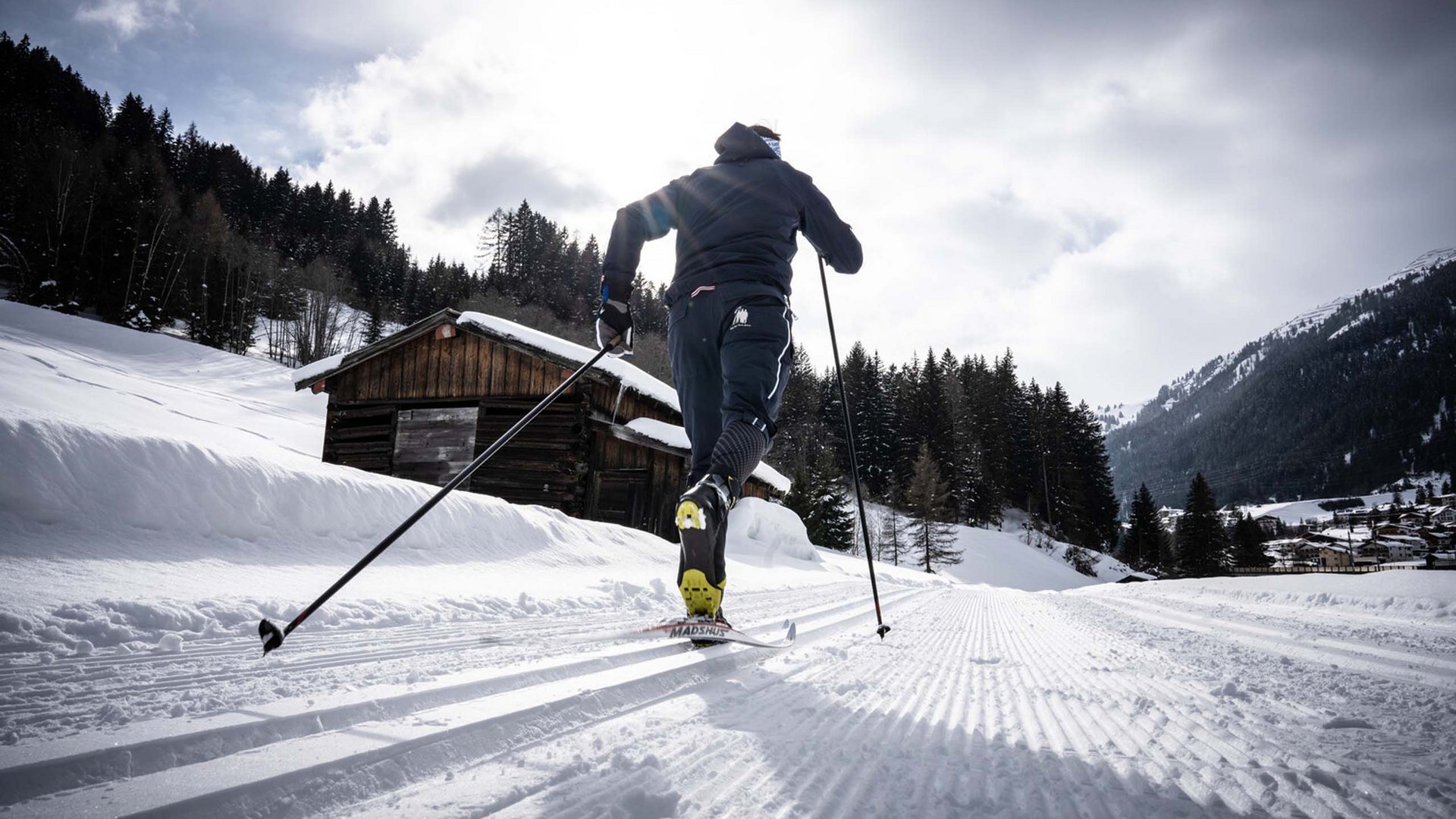 Glide through the winter wonderland at Mt Arlberg!