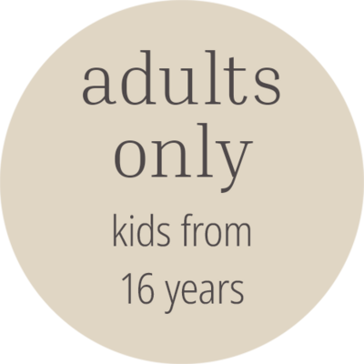 Adults only kids from 16 years