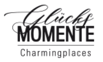 Logo mit dem Text Glücksmomente Charmingplaces